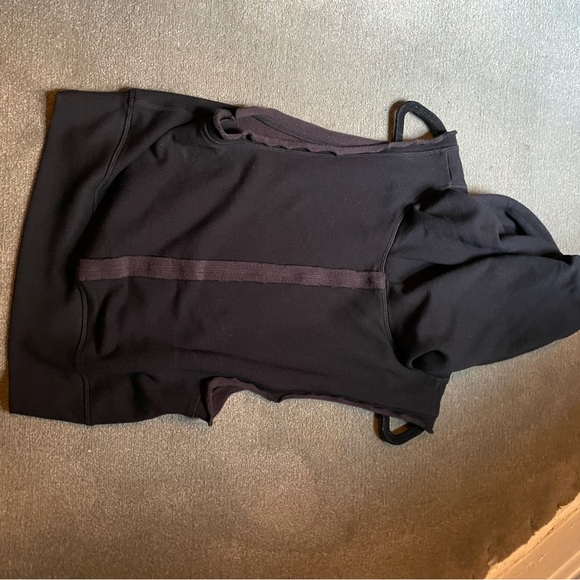 Freepeople movement black sleeveless hoodie SZ S - Picture 11 of 12